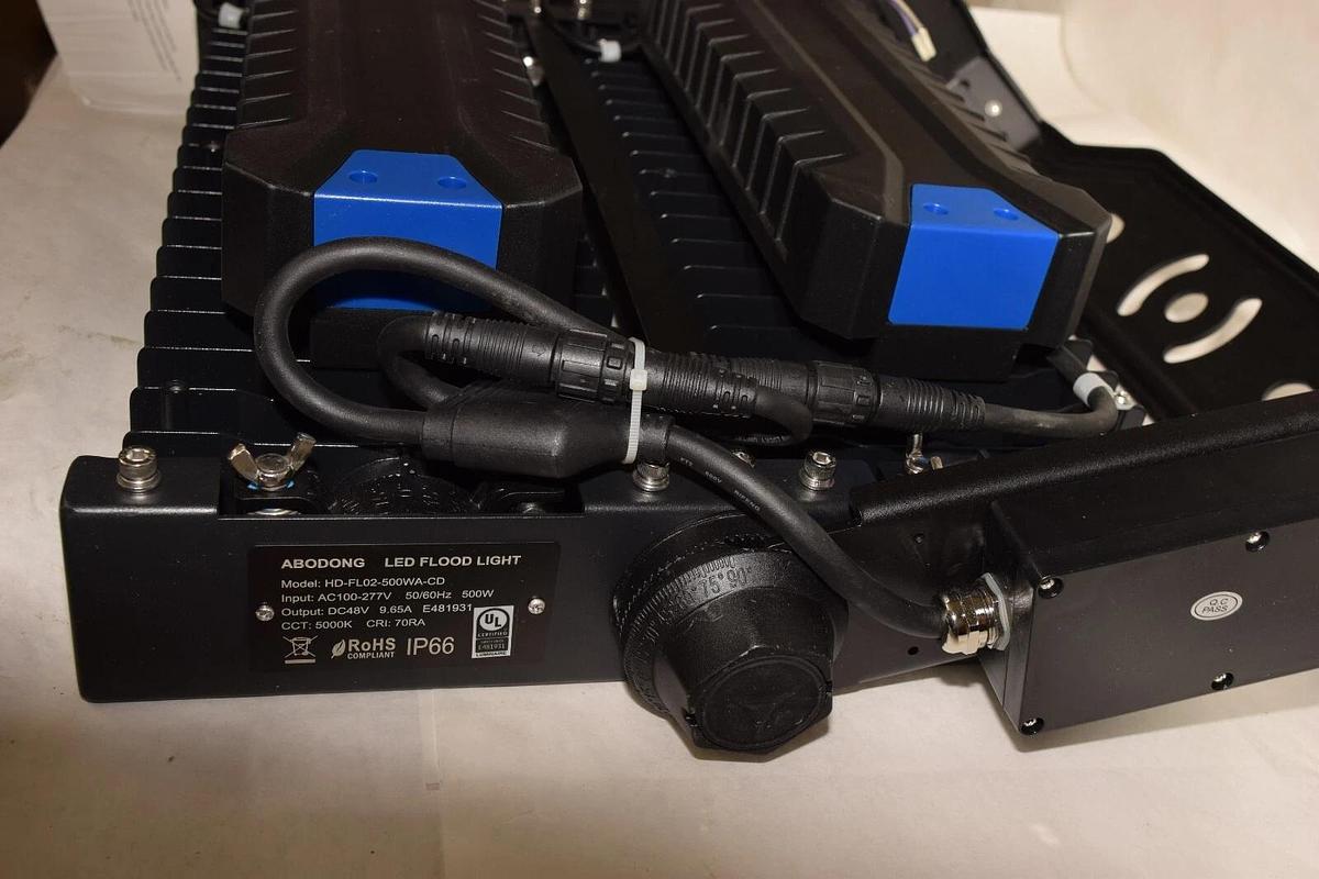 Abodong Arena Stadium LED Flood Light 500W 5000k 65000lm HD-FL02-500WA-CD *NEW