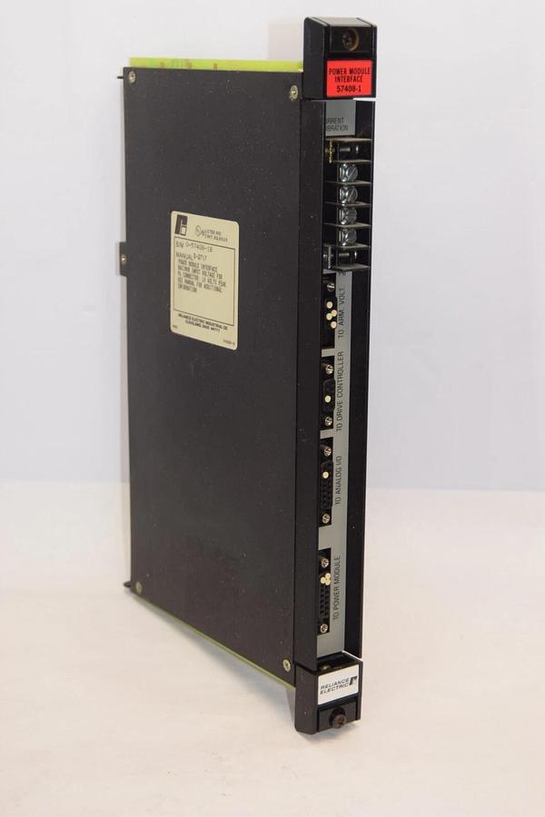 Used RELIANCE ELECTRIC 0-57408-1B D-2717 Power Module Interface