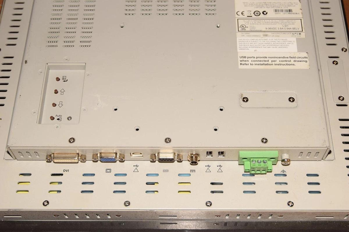 Used Allen Bradley Monitor Display Screen 6186M-15PTX 6186M15PTX 1500m Ser. G