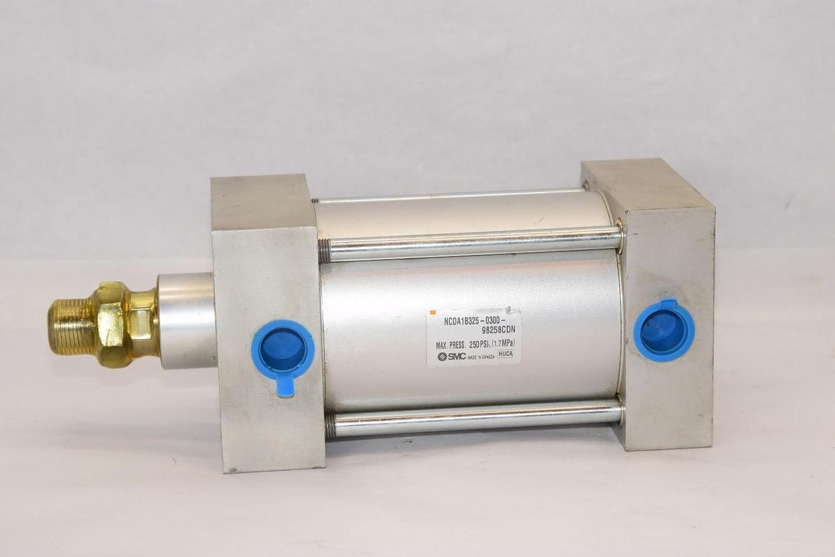 (NEW) SMC NCDA1B325-0300-98258CDN 250psi Tie Rod Cylinder