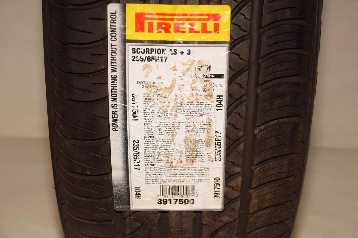 Used PIRELLI 235/65R17 Scorpion AS +3 All Season Tire (NEW)