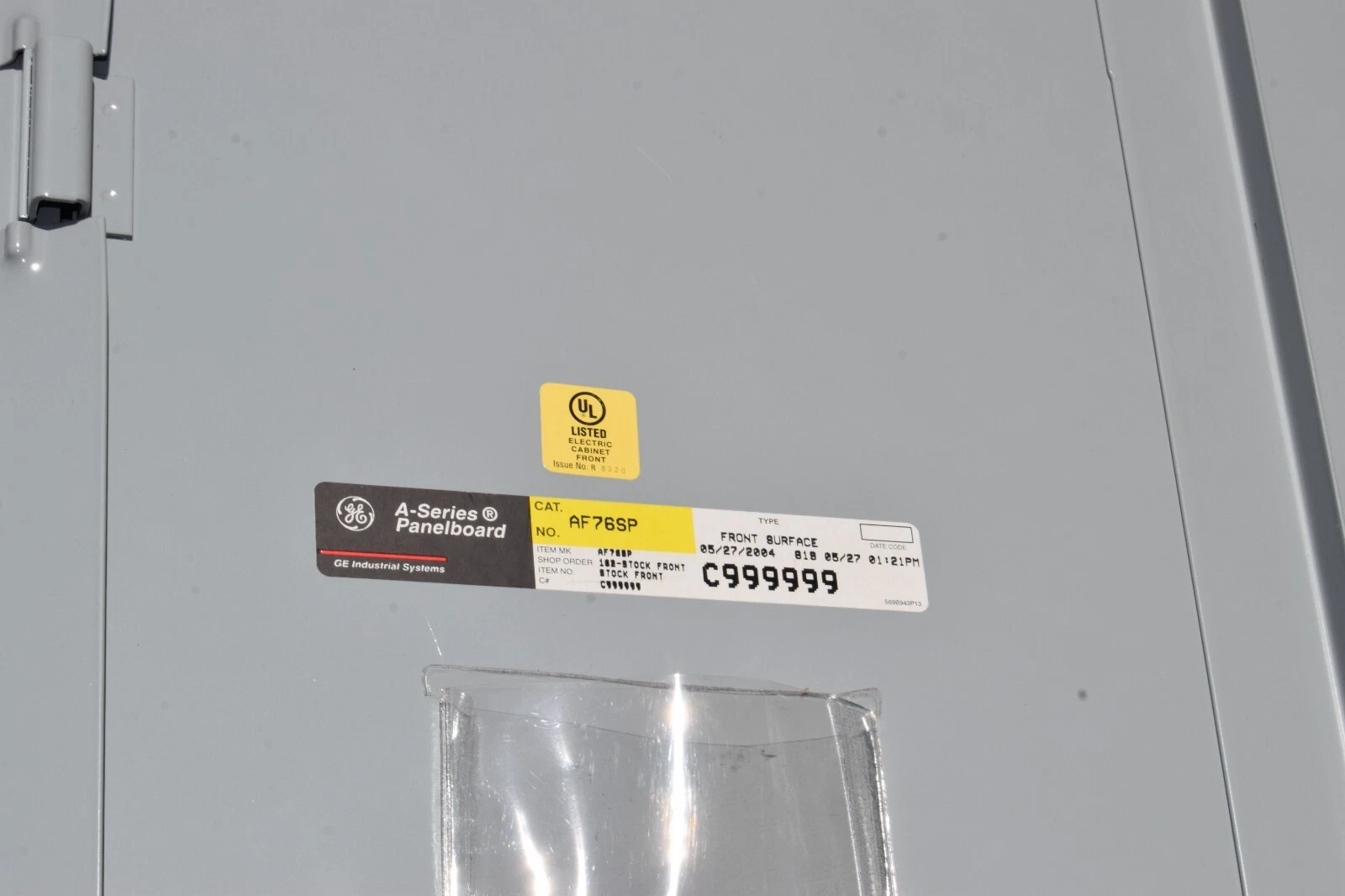 Used General Electric GE A-Series II Panelboard Panel AQF3424JBX 400A 208y/120 3ph 4w
