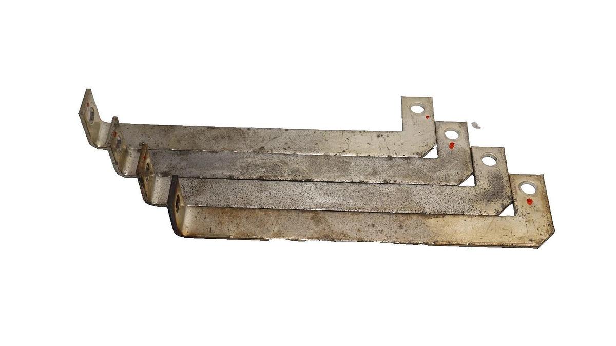 Used 8-1/4" x 3/4" x 1/8" Copper Buss Bar (Lot of 4)