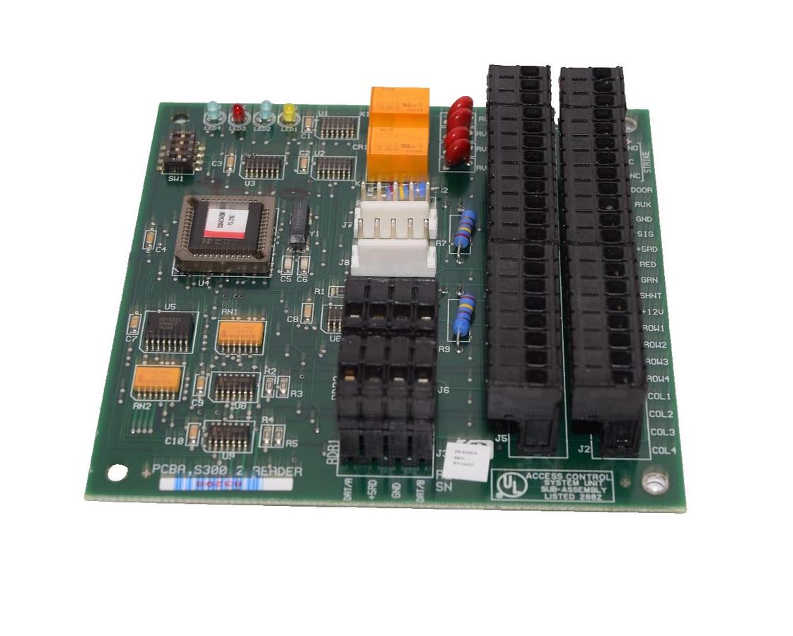 Used Johnson Controls PCBA S300 2 Reader Access Control Circuit Board PCBAS300