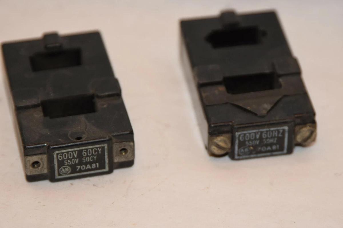 Used (LOT OF 2) ALLEN BRADLEY 70A81 550/600V 50/60CY Coil