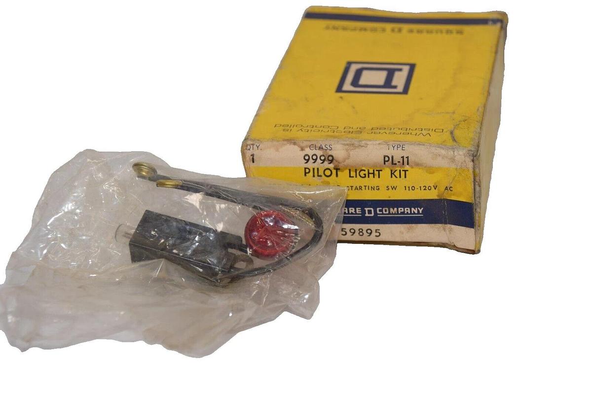 (NEW) SQUARE D PL-11 , PL11 Class 9999 Pilot Light Kit
