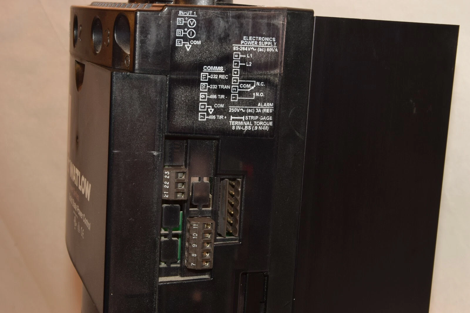 Used Watlow PC21-N20B-1000 Solid State Power Control 480V 80 Amp PC21 N20B 1000