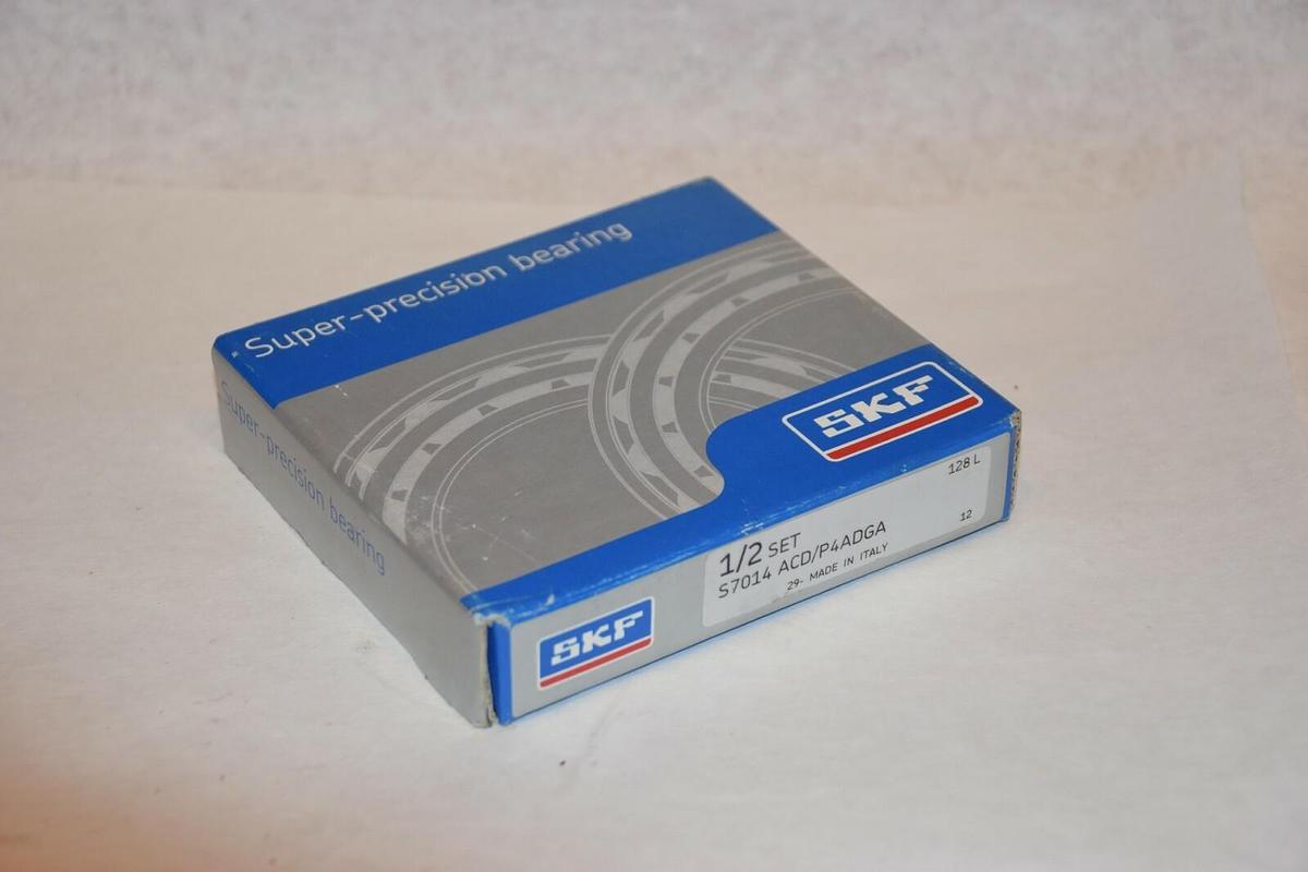 NEW SKF S7014 ACD/P4ADGA 1/2 SET SUPER-PRECISION BEARING *SEALED PACKAGE*