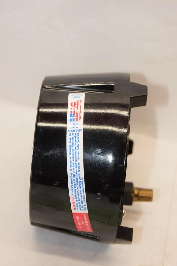 (NEW) ASHCROFT Q-8452 0-400psi 5" Face Brass Socket Gauge