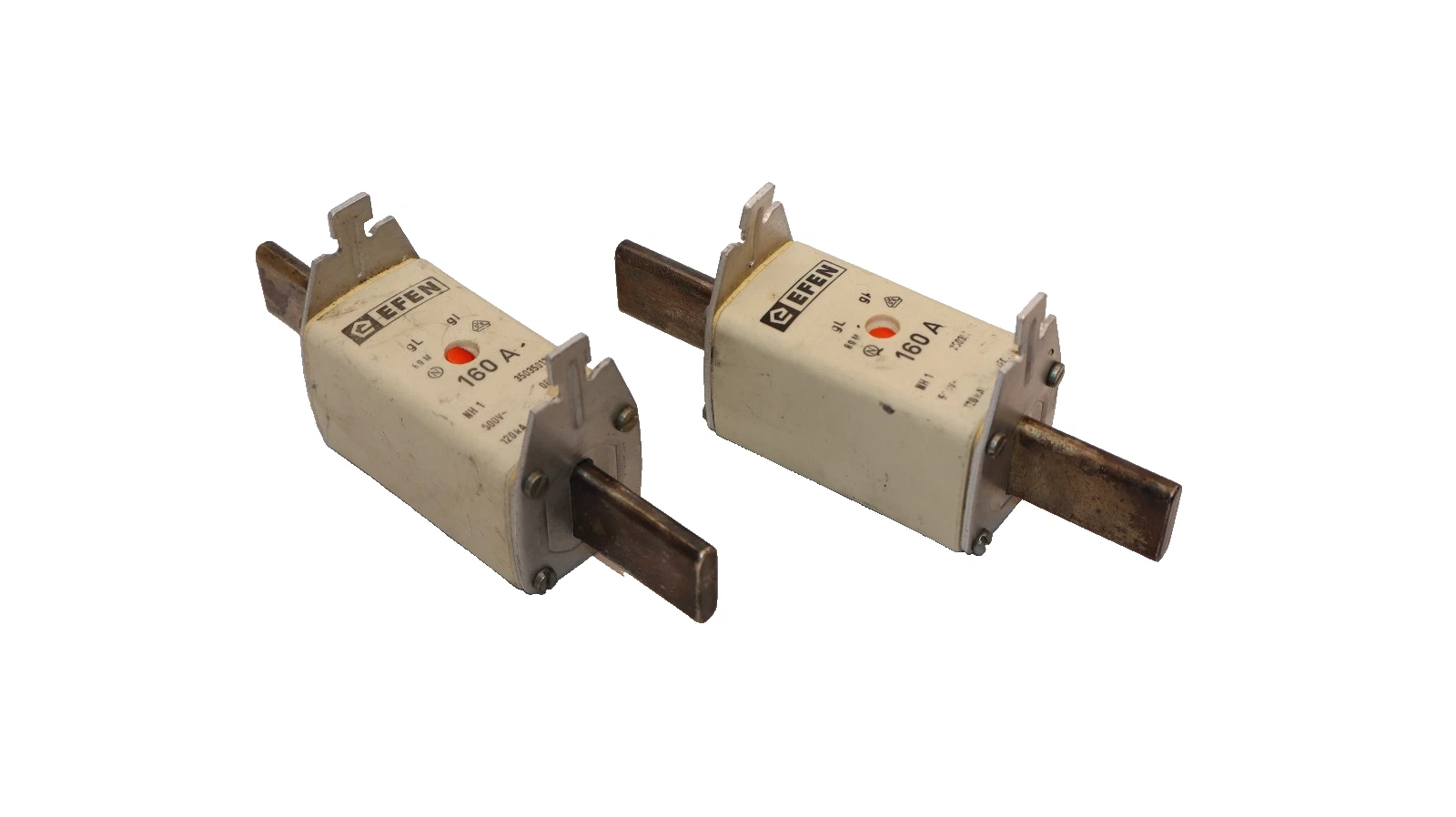 Used Efen Fuse 160A 160 Amp 350350120 500V (Lot of 2)
