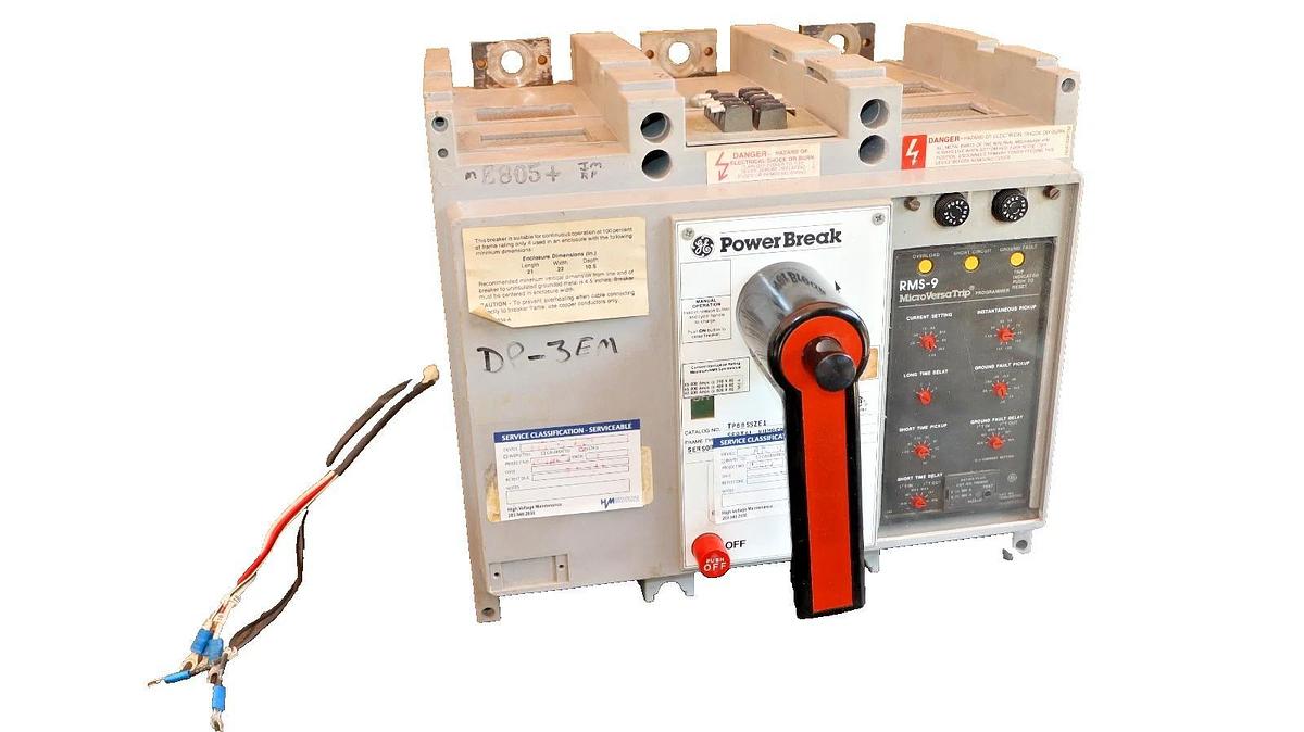 Refurbished GE General Electric Circuit Breaker Power Break 800A Amp TP88SSZE1 TR8S800