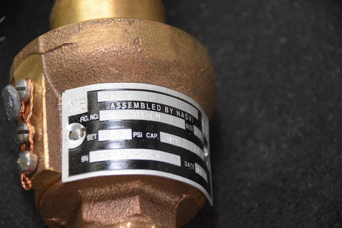New Kunkle Valve 3/4" 6283ED01-LM  319 LB 15psi set 6182 ED01   6182ED01