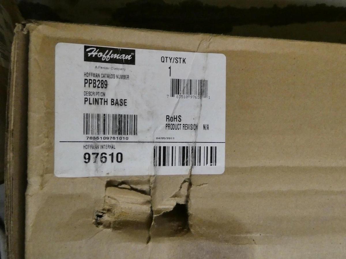 Used Hoffman PPB289 Plinth Base 200 x 800 x 900mm Pentair 97610 (New)