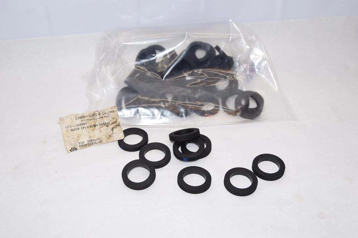 (NEW - Lot of 50) LEWIS-GOETZ & CO. INC CPN-1544964 2037447 1" Quick CPLG Gasket