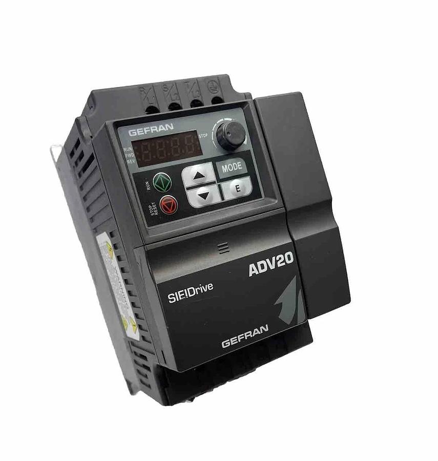 Used Gefran SIEIDrive ADV20-2037-KXX-4F Inverter Drive 3ph 380-480V 6.8kva 5hp