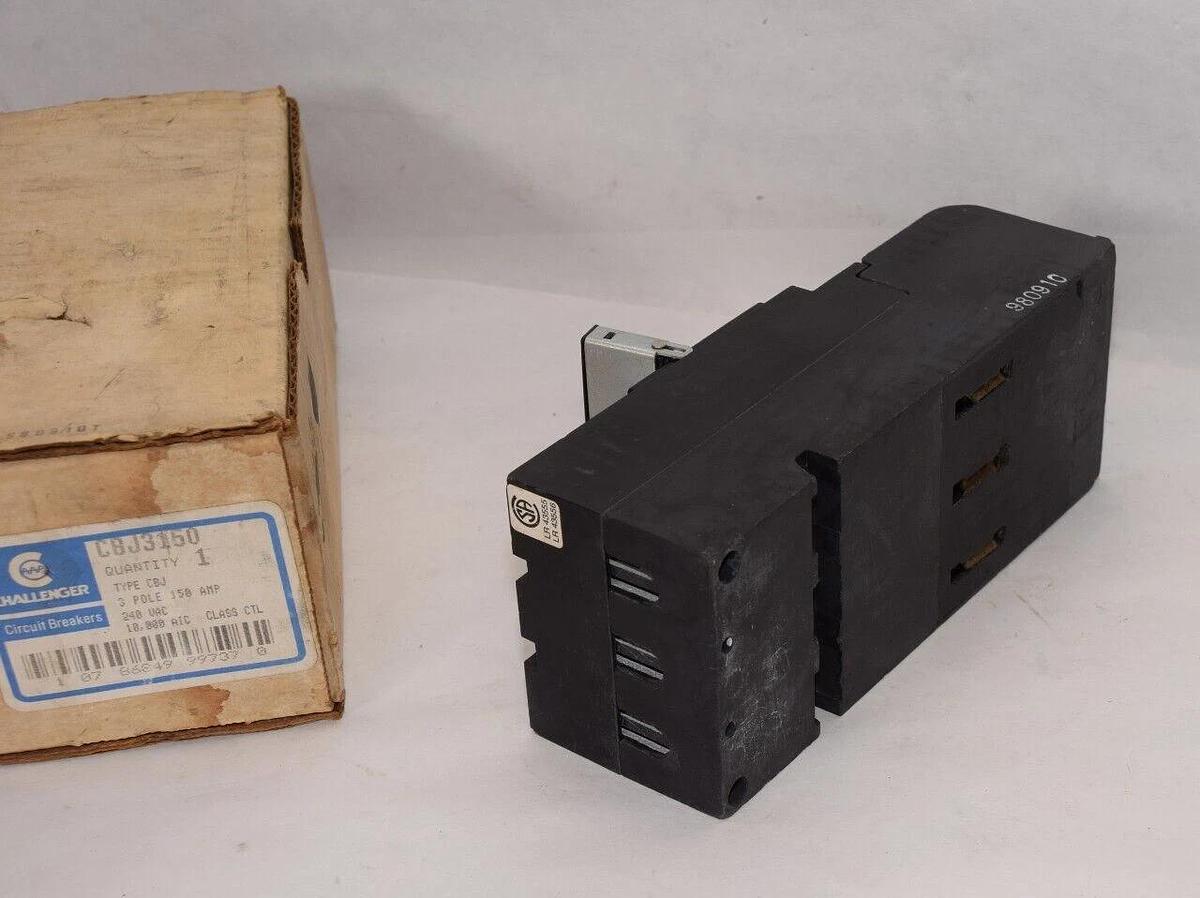 CHALLENGER CBJ3150 150A 150 Amp A 3 Pole 240Vac Circuit Breaker (NEW)