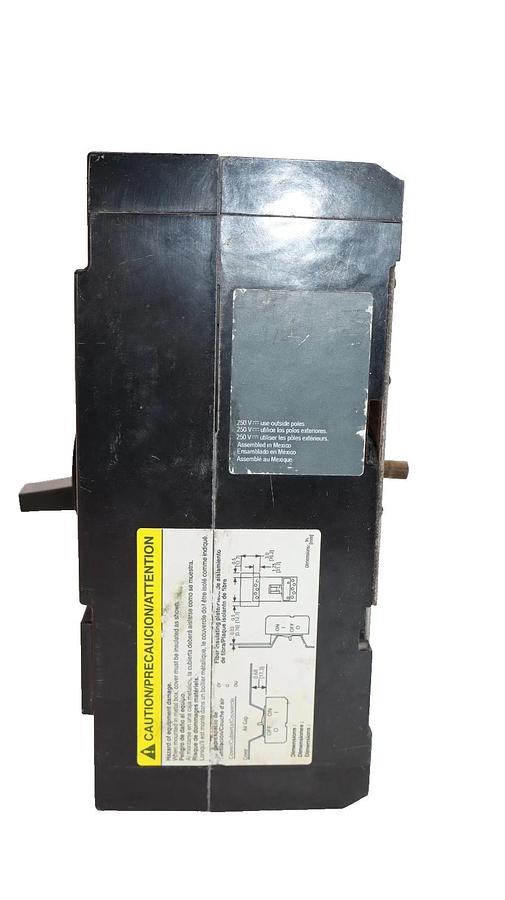 Used Square D KAL26200WBB 200A Amp 3 Pole Circuit Breaker