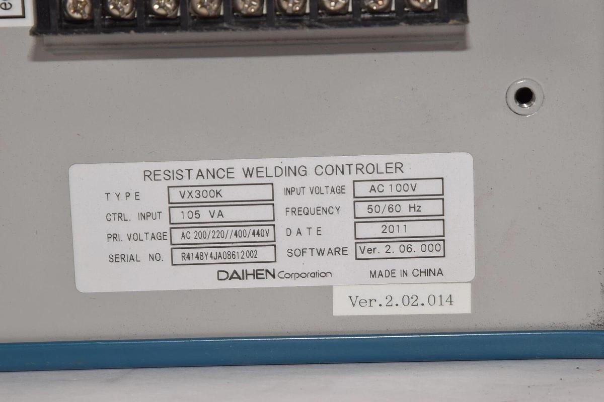 Used Daihen SuperTimer 300k OTC Resistance Welding Controler VX300K 200/220/400/440v