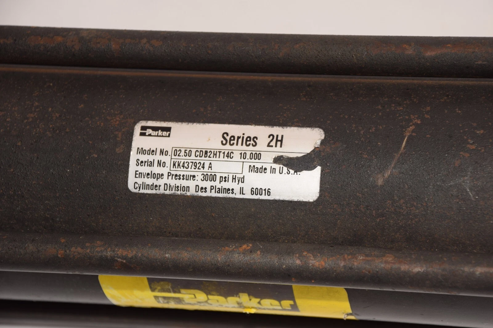 PARKER 2H 02.50-CDB2HT14C-10.000 02.50 CDB2HT14C 10.000 Pneumatic Cylinder *NEW*