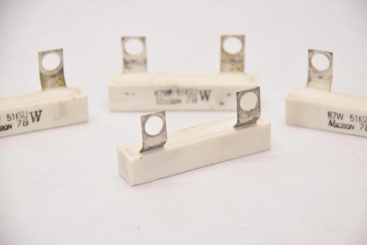 Used (Lot of 4) MICRON R7W 51JΩK Resistor Resistor