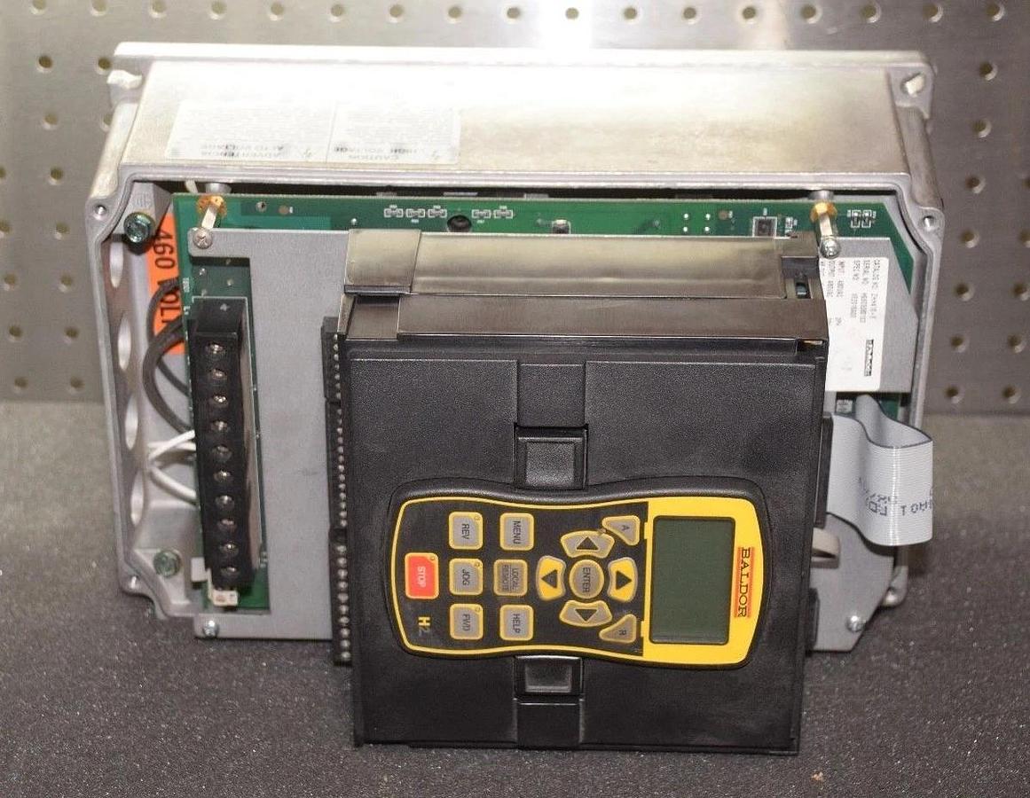 Used BALDOR 10hp Vector Drive ZHH410-E 3PH 480V H2 10 HP VE2016A00