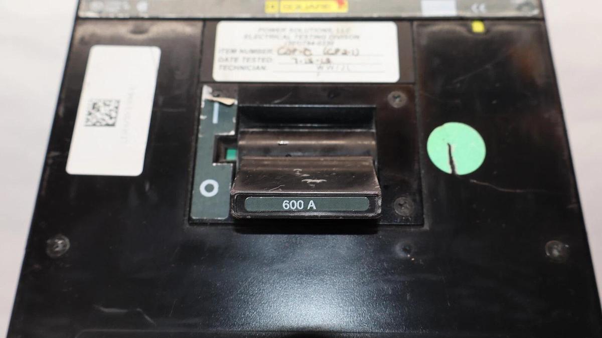Used Square D I-Limiter Circuit Breaker 600 Amp 600A LL600A LI366001394 w/ LC11021