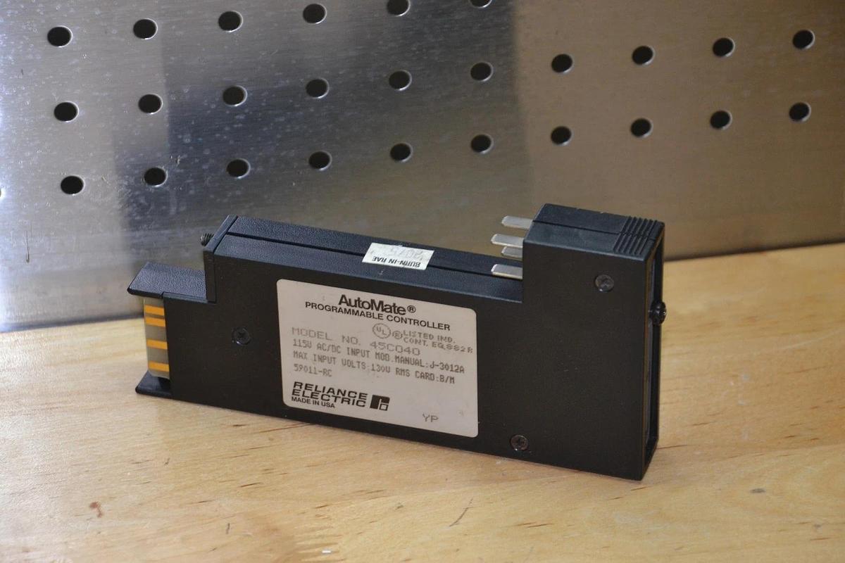 Used RELIANCE ELECTRIC 45C-040  45C040 AutoMate programmable controller  input card