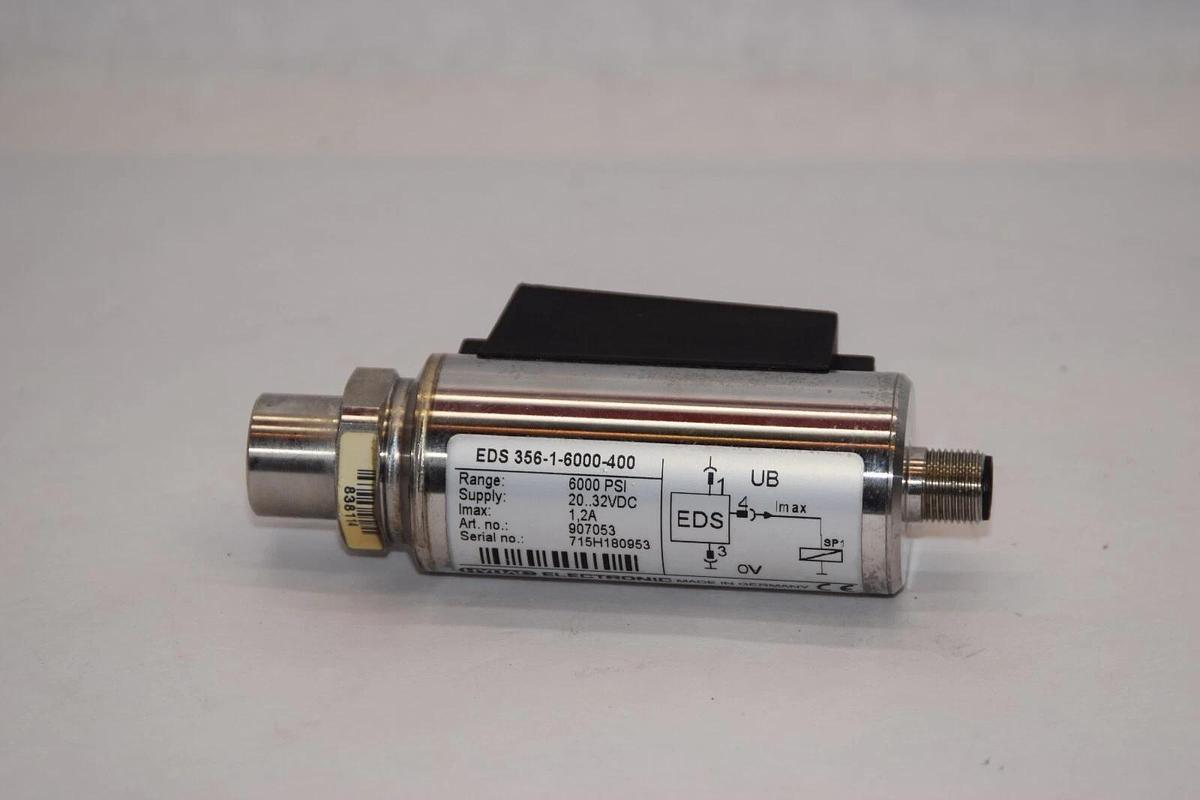 Used HYDAC EDS 356-1-6000-400 EDS 356 1 6000 400 , EDS300 6000psi Pressure Switch