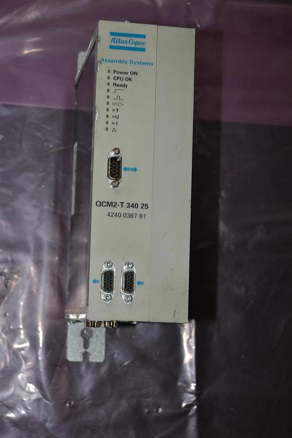 Used ATLAS COPCO CONTROLS 4240 0367 81 4240-0367-81 QCM2-T 340 25 QCM2T34025