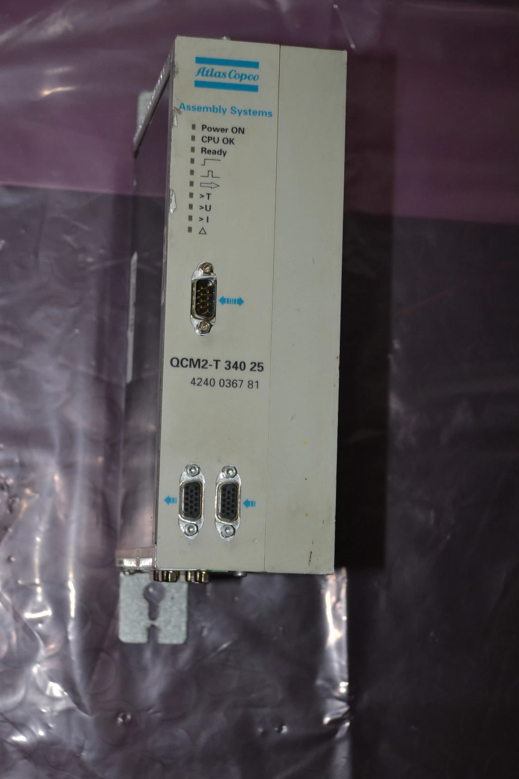 Used ATLAS COPCO CONTROLS 4240 0367 81 4240-0367-81 QCM2-T 340 25 QCM2T34025