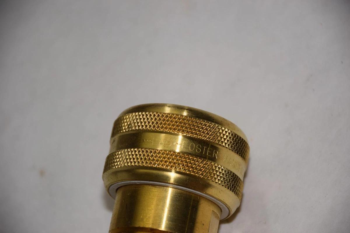 FOSTER FM6606 3/4" (made in USA) Quick Disconnect 1-Way Automatic 6606 1" fpt