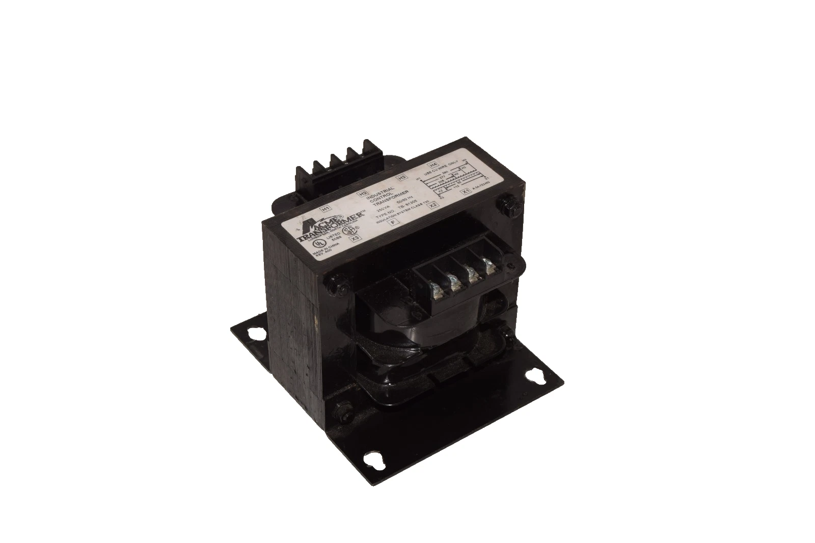 Used Acme Industrial Control Transformer TB-81305 250Va 50/60Hz