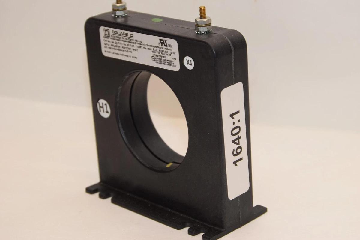 (NEW) SQUARE D 12-779131-00 Rev 2 74RFT-1641-001 1640:1 Current Transformer