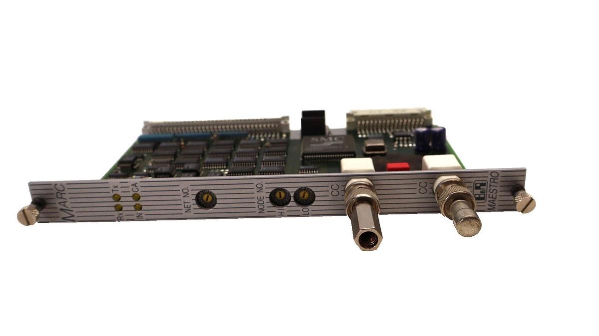 Used B & R B&R MAESTRO MARC HCMARC-0C Rev 21 PLC Card Network Controller Module Board