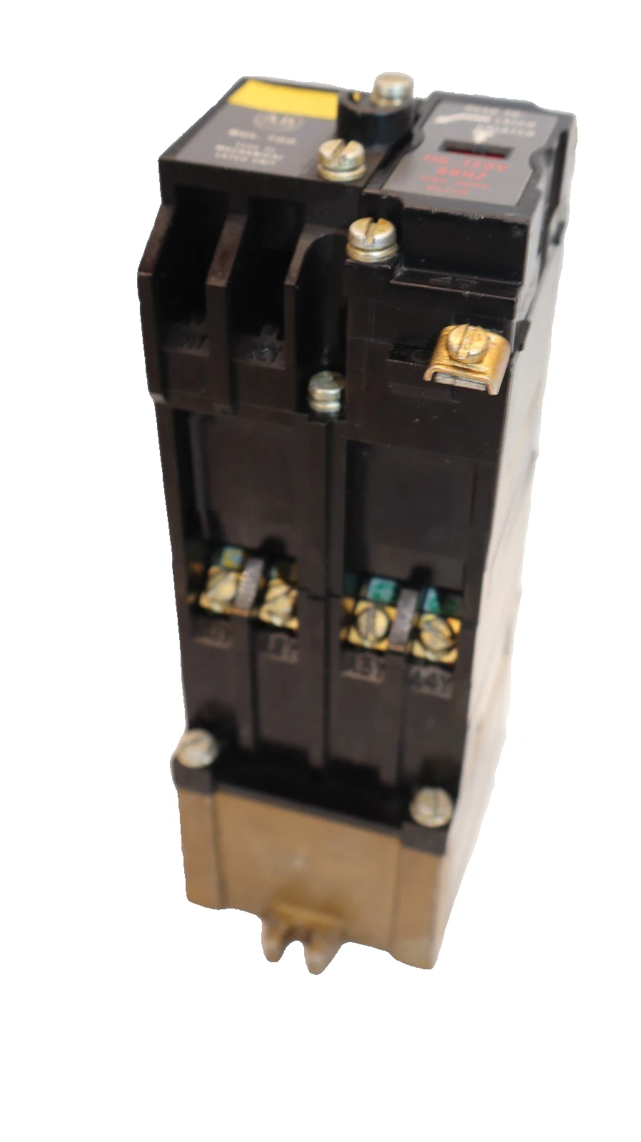 Used Allen Bradley Relay 700-PLLA1 Mechanical Latch Unit 700-P400A1 60A Coil: 120V