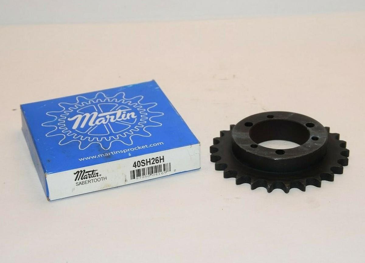 (NEW) MARTIN 40SH26H 26 Teeth Sabertooth Sprocket