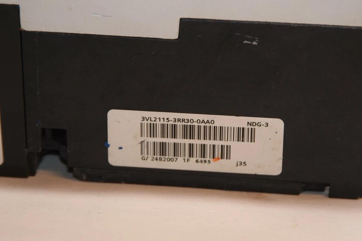 Used SIEMENS NDGA 3VL2107-1KN30-0AA0 NDX3B070 70A 70 Amp A Circuit Breaker