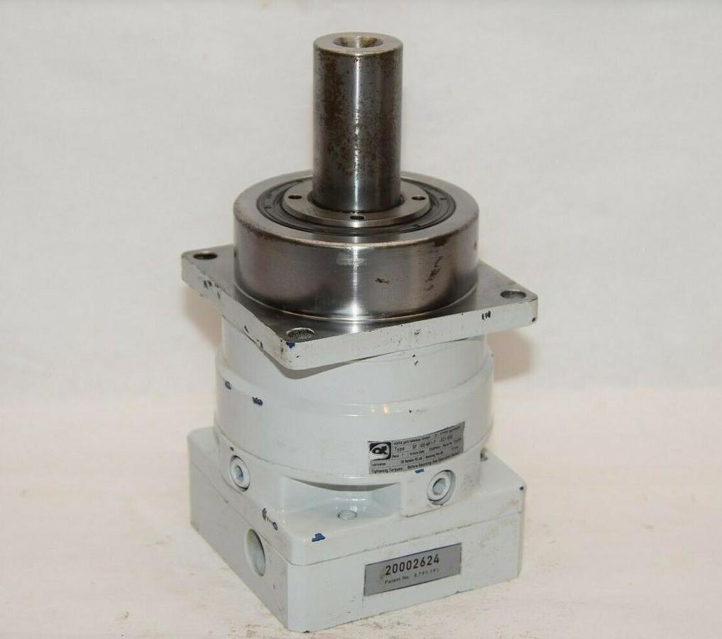 Used ALPHA SP100-MF1-7 SP 100-MF1-7 7:1 Ratio 1-1/4" Shaft Gearhead