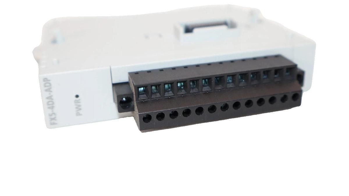 Used Mitsubishi Electric FX5-4DA-ADP , FX54DAADP 24Vdc Programmable Controller