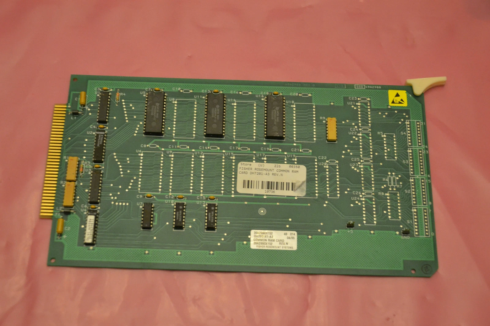 Used FISHER ROSEMOUNT DH7201X1-A3RAM 39A2990X152  DH7201X1A3 NEW