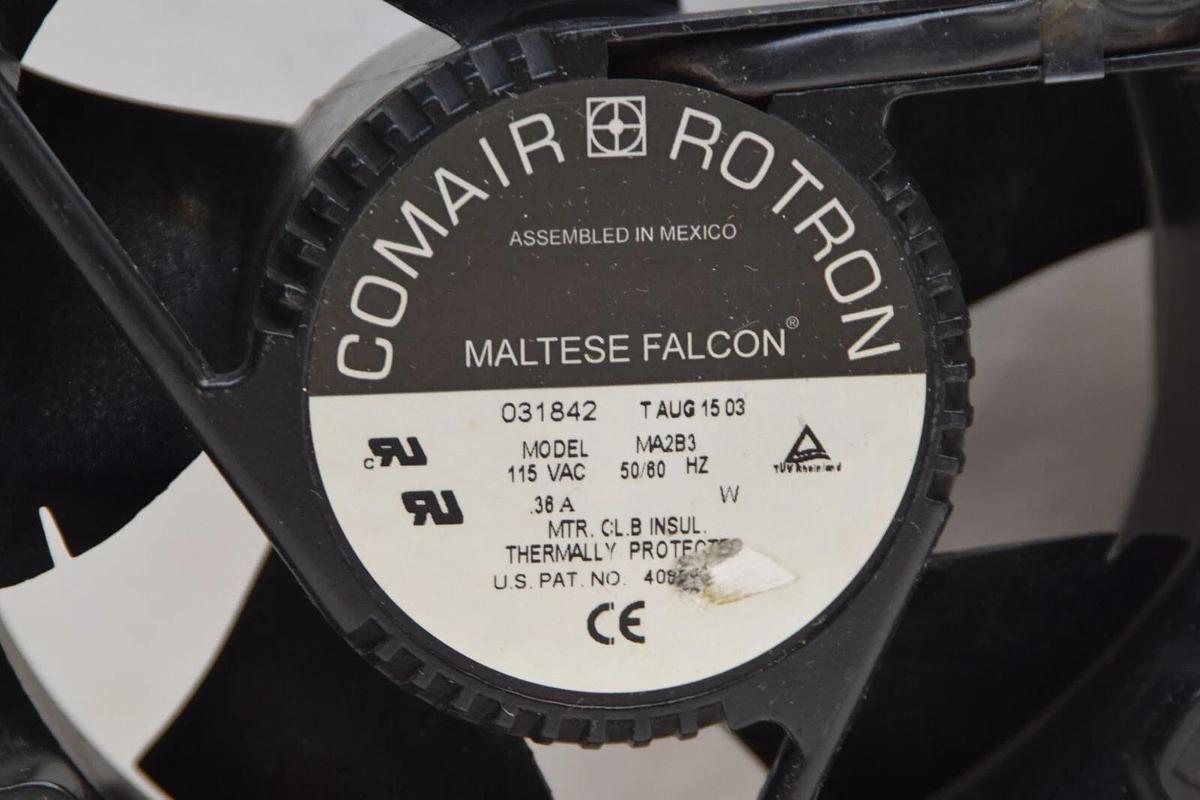 Used COMAIR ROTRON MA2B3 115V .36A 50/60Hz Maltese Falcon Fan