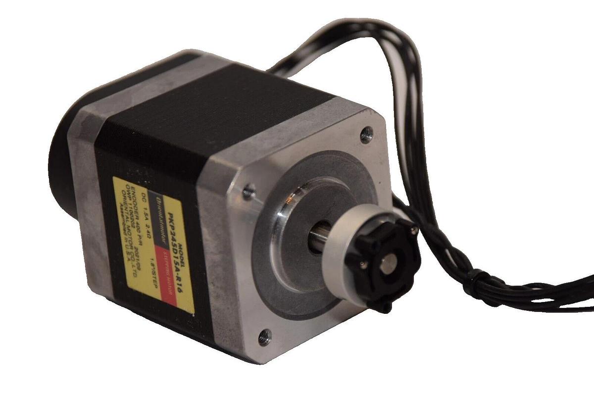 Used Oriental Stepping Motor PKP245D15A-R16 1.5a 1.8deg step w/ E5-400-197-NE-S-D-D-B