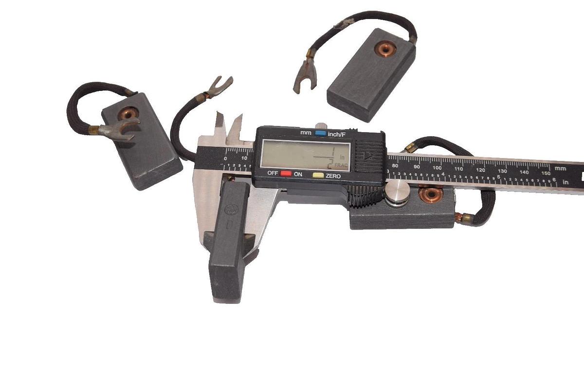 General Electric Carbon Motor Brush GE 1" x 1/2"  (New, Lot of 4)