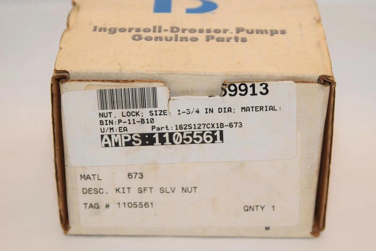 (NEW) INGERSOLL RAND 162S127CX1B-673 Bronze Nut Shaft Sleeve