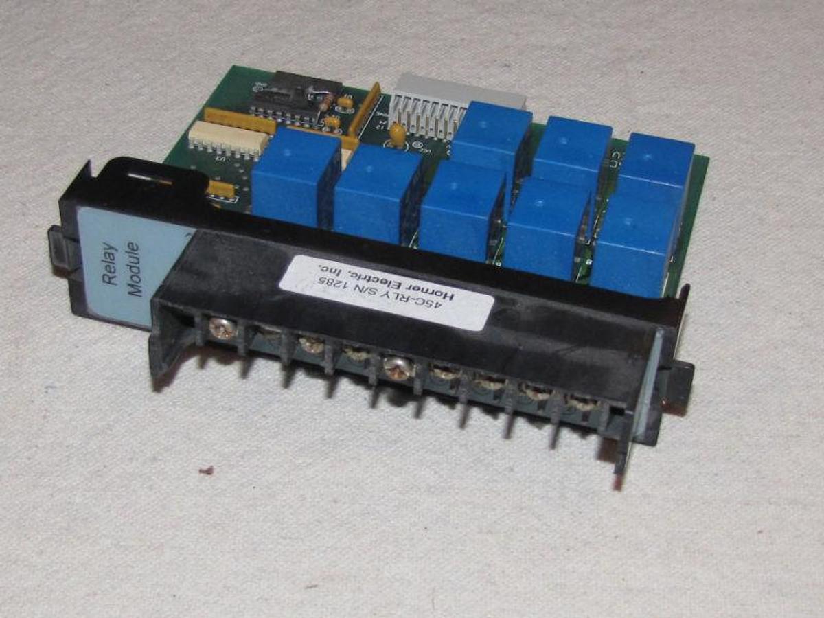 Used HORNER ELECTRIC PLC RELAY MODULE 45C-RLY HE45C-RLY 45CRLY 45C RLY HE45C