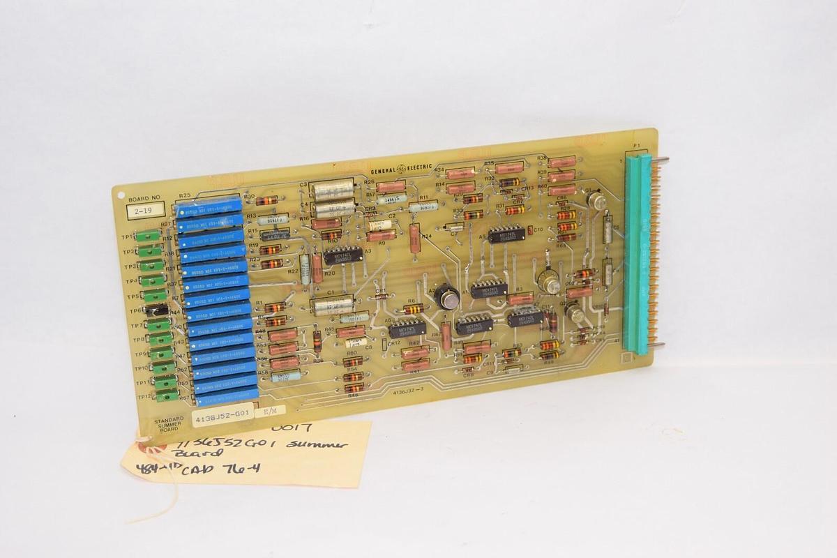 (NEW) GE / GENERAL ELECTRIC 4136J52-G01 Standard Summer Board