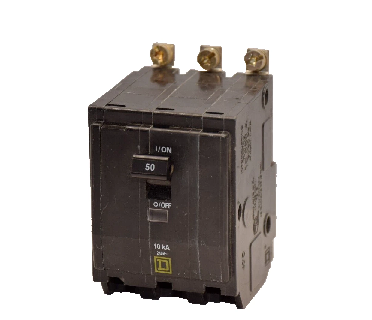 Square D Breaker DP-4075 HACR QOB 50A 50 Amp 3 Pole 3P 240v (New, no box)