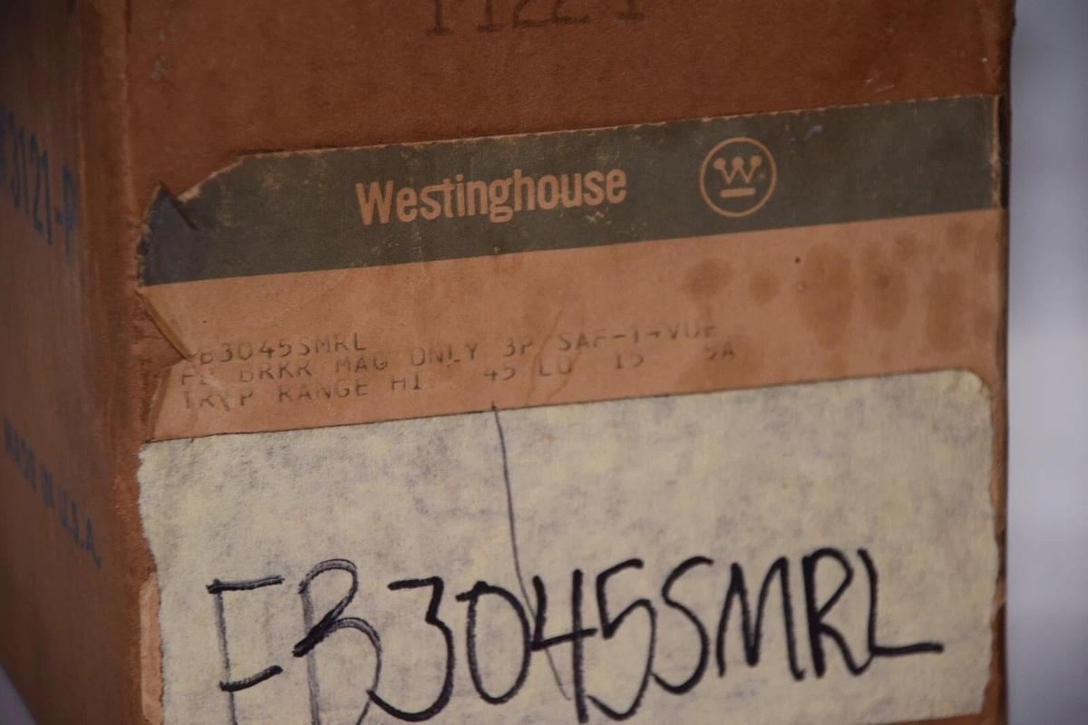 (NEW) WESTINGHOUSE FB3045SML 5A 3Pole 600Vac Circuit Breaker