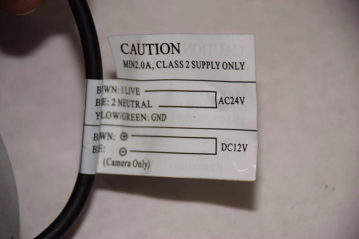 (New) Pelco IS50-DWSV8F Outdoor High Res Flush Mount Day/Night WDR Dome Camera