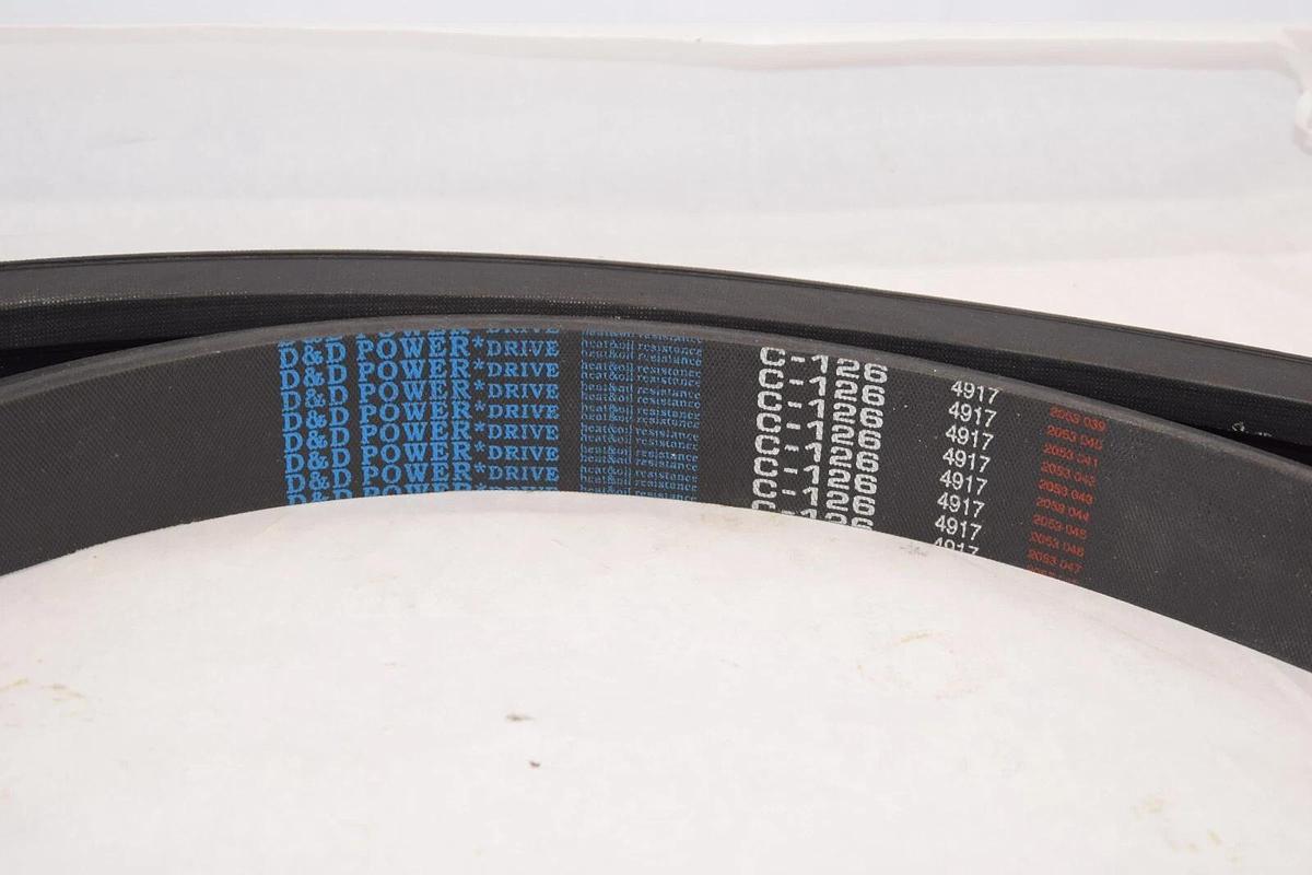 (NEW) D&D C-126 2/C126 2C126 Power Drive 2 Ribbed V-Belt